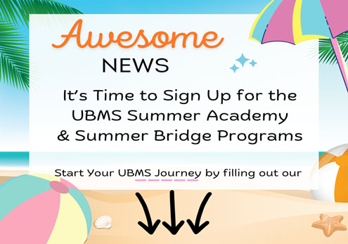 Time to Sign Up for Summer Academy and Summer Bridge Programs