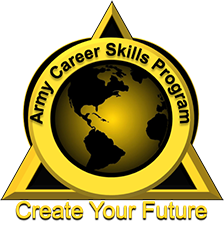 Army Career Skills Program logo - Create your future