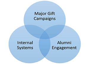 Major Gift Campaigns, Internal Systems, Alumni Engagement