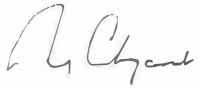 Signature of Steve Bratcher, Secretary