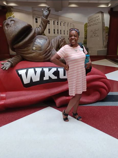 Jerisia Lamons at WKU event