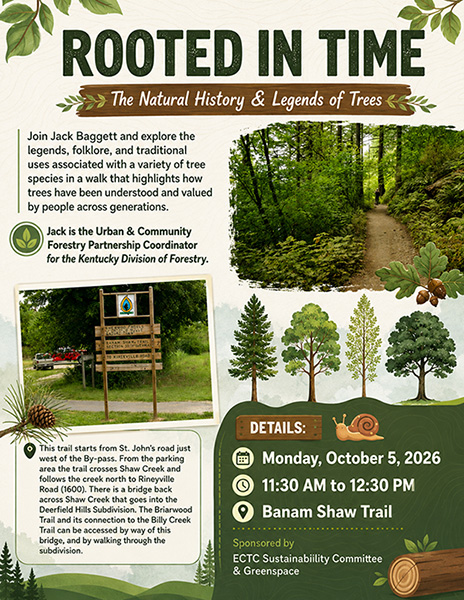 Flyer for event Rooted in Time Flyer for event Rooted in Time