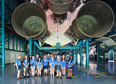 Kennedy Space Center with ECTC students