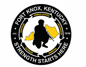 Fort Knox Kentucky logo - Strength Starts Here