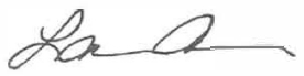 Laura Aaron's signature
