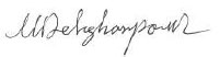 Mahsa Dehghanpour's signature