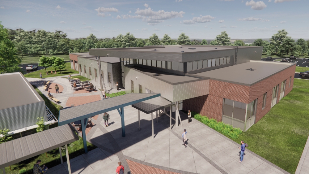 rendering of the Leitchfield Campus after the expansion