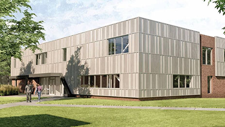 Rendering of the ECTC Science Building Rendering of the ECTC Science Building