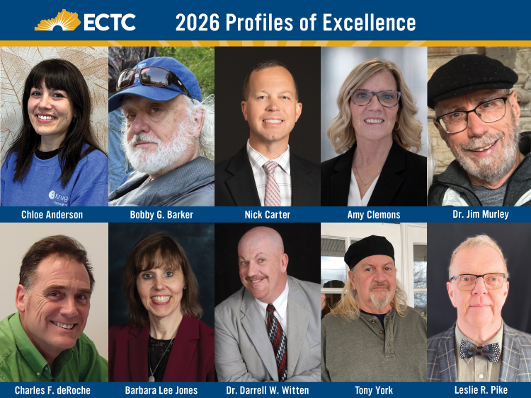 2026 Profiles of Excellence graphic featuring photos of each awardee