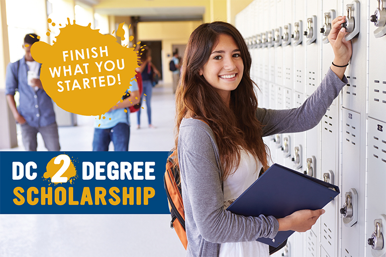 DC 2 Degree Scholarship - Finish what you started!