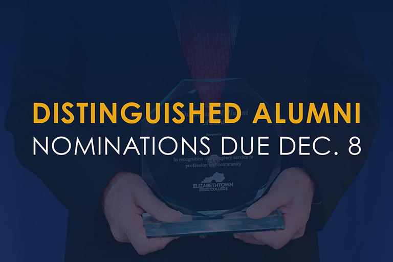 Distinguished Alumni Nominations due Dec 8